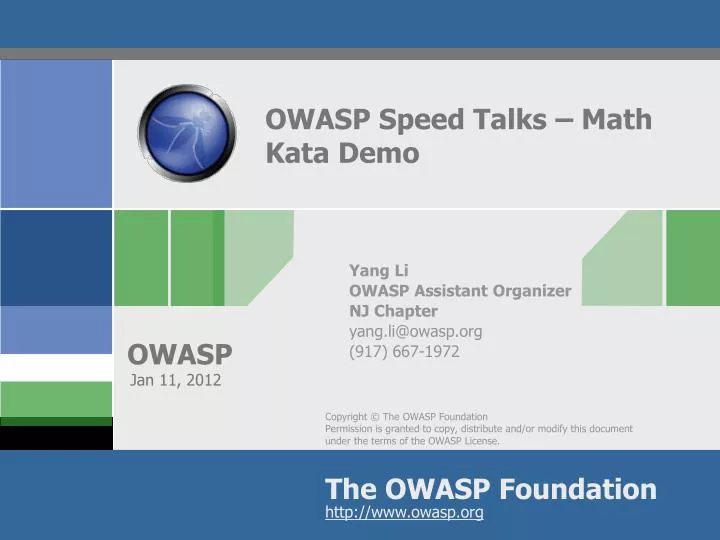 owasp speed talks math kata demo