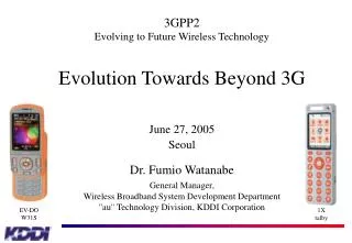Evolution Towards Beyond 3G