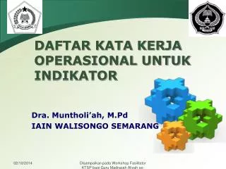 daftar kata kerja operasional untuk indikator