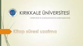 kirikkale n vers tes
