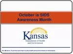 October is SIDS Awareness Month - slide 1