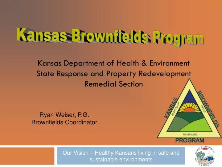 kansas department of health environment state response and property redevelopment remedial section