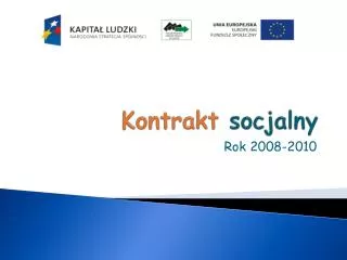 kontrakt socjalny