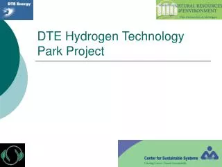 DTE Hydrogen Technology Park Project