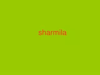 sharmila