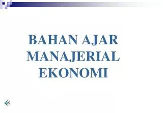 bahan ajar manajerial ekonomi