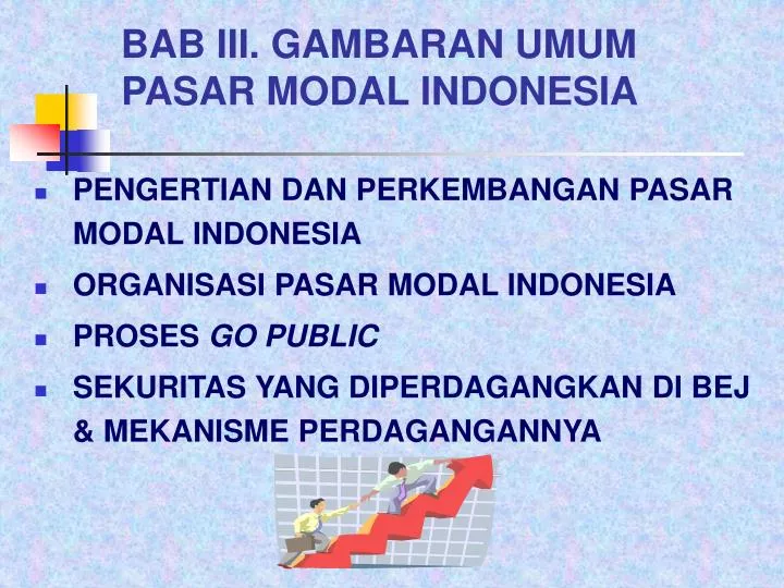 bab iii gambaran umum pasar modal indonesia