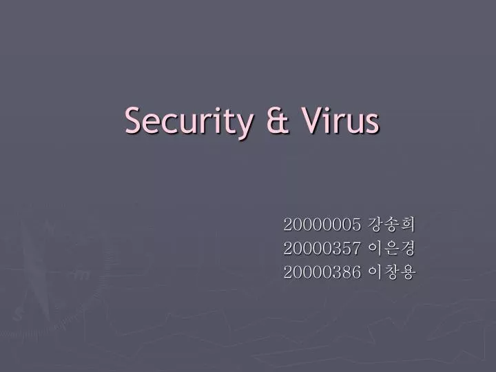 security virus