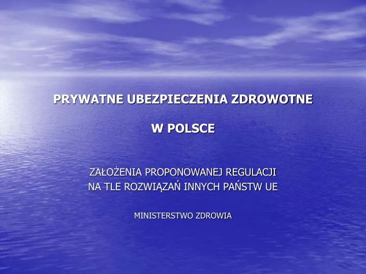 prywatne ubezpieczenia zdrowotne w polsce