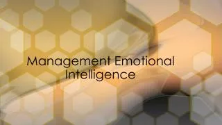 Management Emotional Intelligence