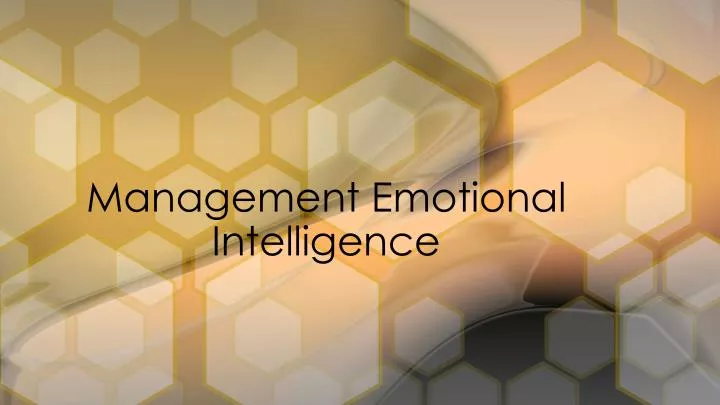 management emotional intelligence