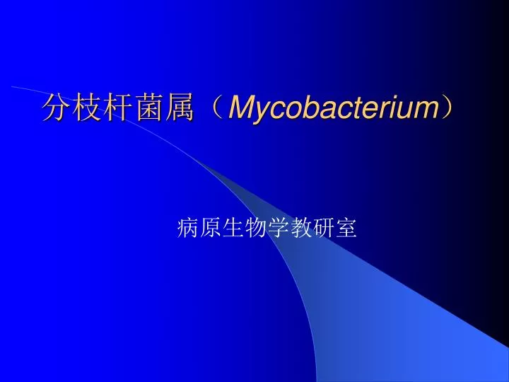 mycobacterium