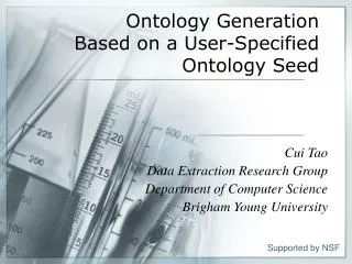 Ontology Generation Based on a User-Specified Ontology Seed