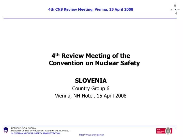 4th cns review meeting vienna 15 april 2008