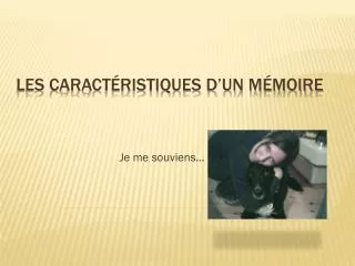je me souviens