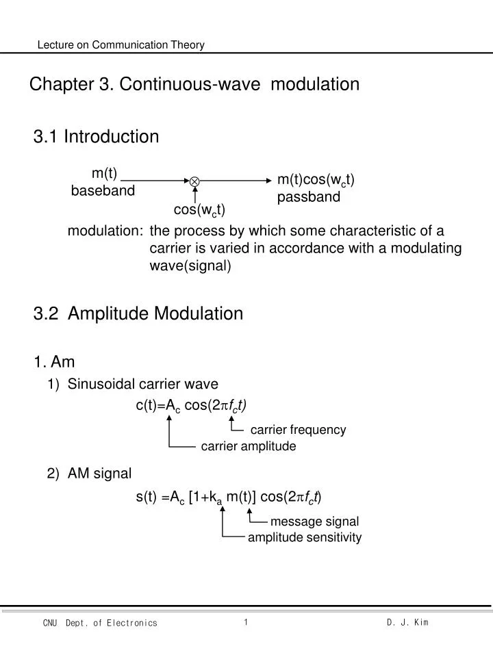 chapter 3 continuous wave modulation