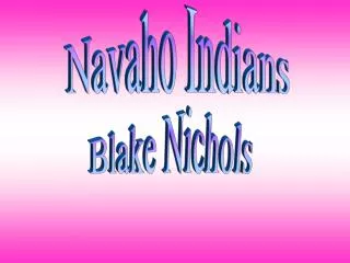 Navaho Indians