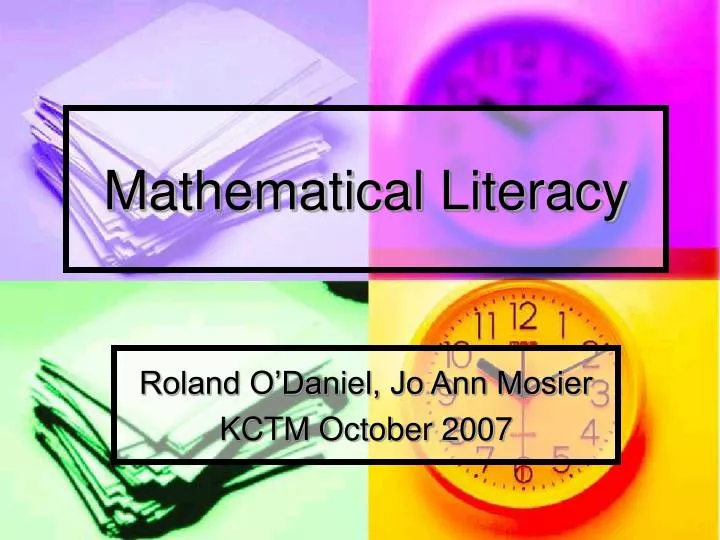 mathematical literacy