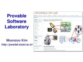 Provable Software Laboratory