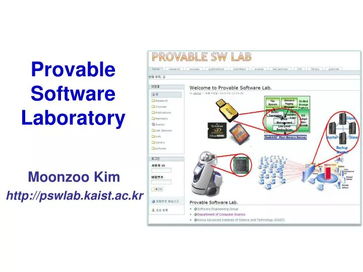 provable software laboratory