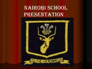 Nairobi school presentation