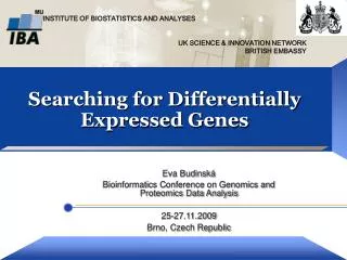 Searching for Differentially Expressed Genes