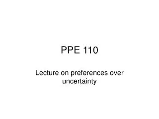 PPE 110