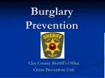 Burglary Prevention - slide 1