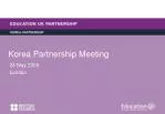 Korea Partnership Meeting