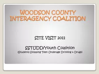 WOODSON COUNTY INTERAGENCY COALITION