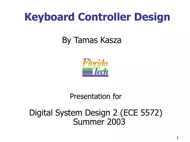 keyboard controller design