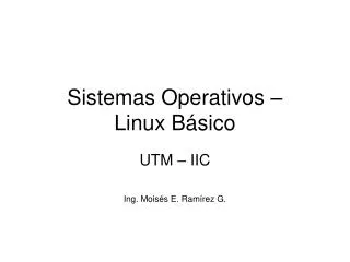 sistemas operativos linux b sico