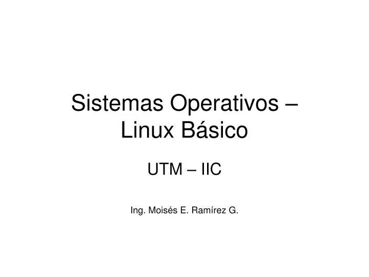 sistemas operativos linux b sico