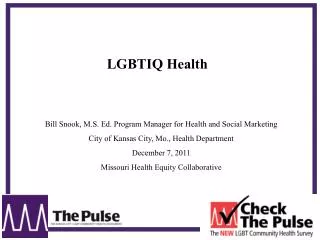 LGBTIQ Health