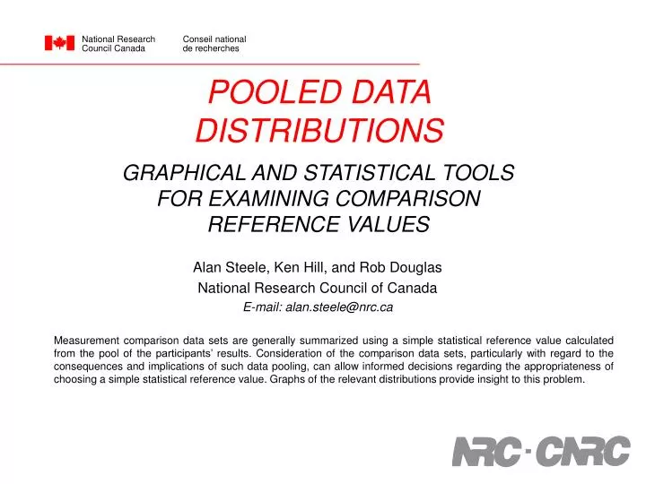 pooled data distributions