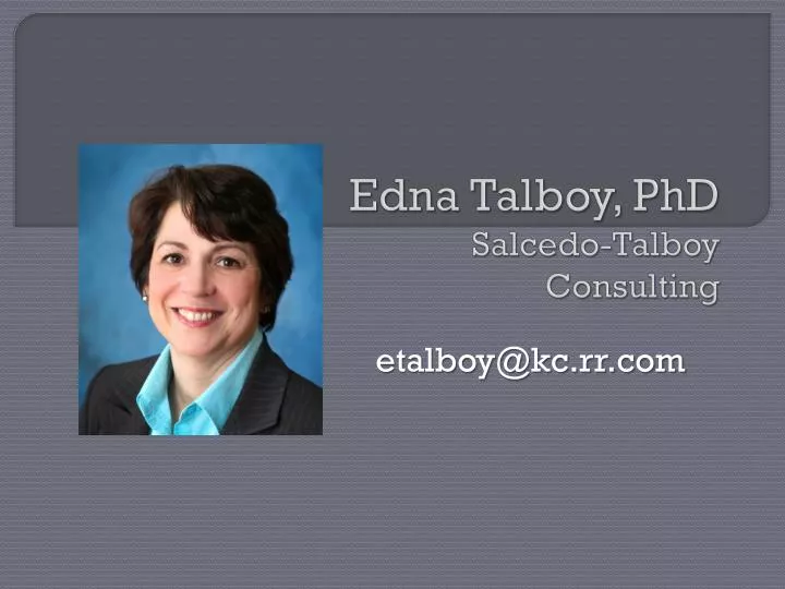 edna talboy phd salcedo talboy consulting