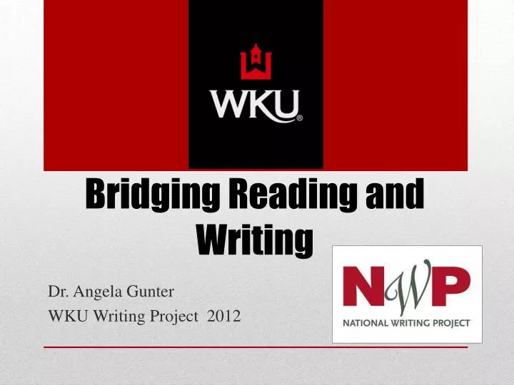 bridging reading and writing
