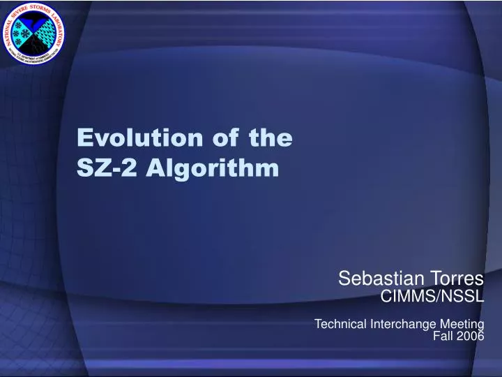 evolution of the sz 2 algorithm