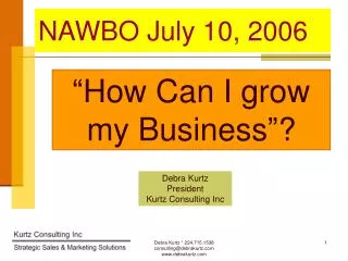 NAWBO July 10, 2006