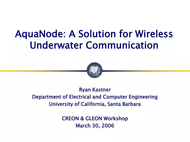 aquanode a solution for wireless underwater communication
