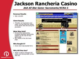 Jackson Rancheria Casino AAA All-Star Game- Sacramento/KCRA-3