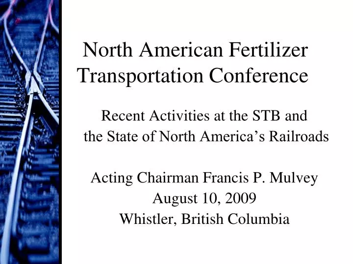 north american fertilizer transportation conference