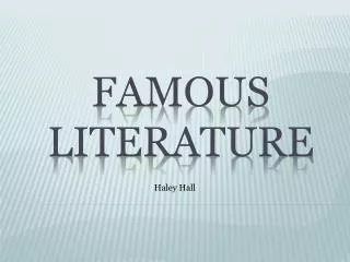 Famous Literature