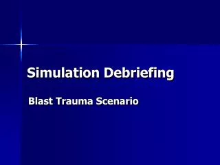 simulation debriefing