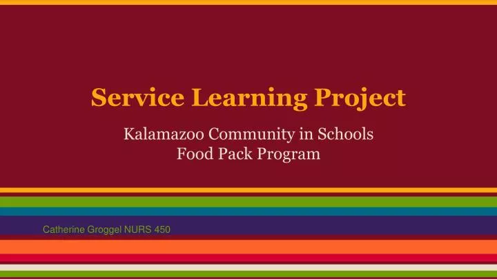 service learning project