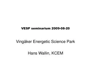 vesp seminarium 2009 08 20