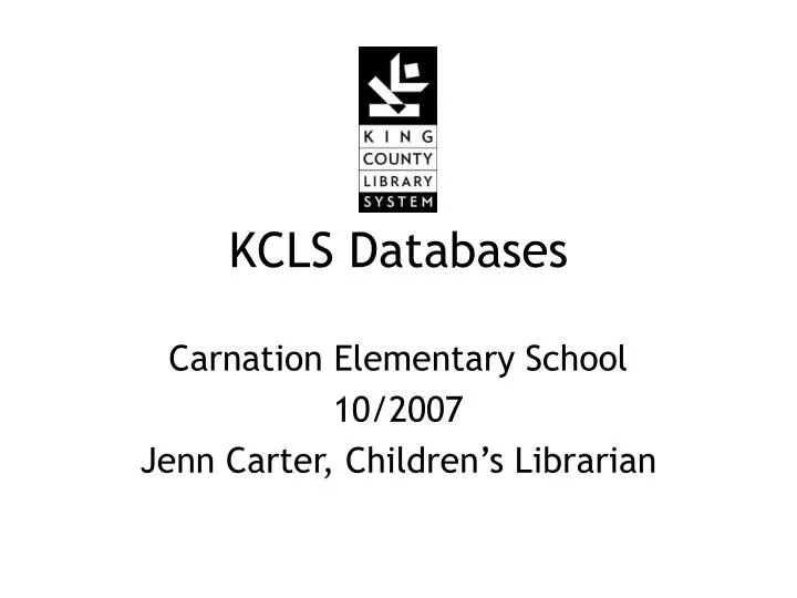 kcls databases