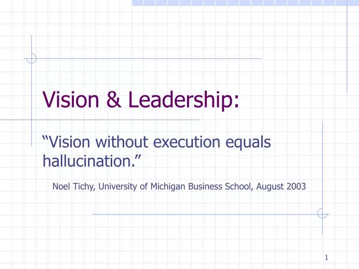 vision leadership