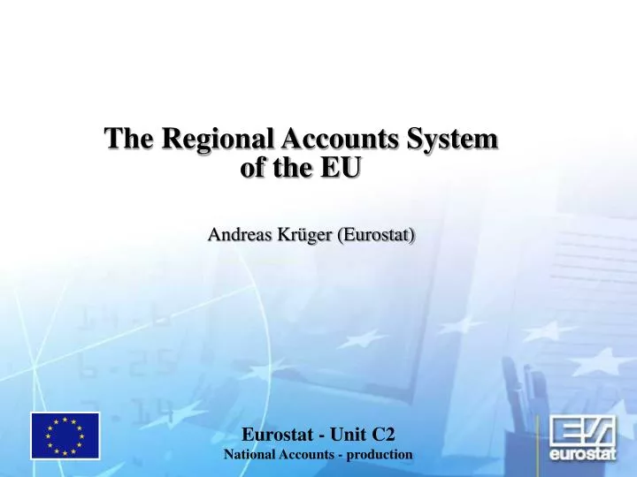 the regional accounts system of the eu