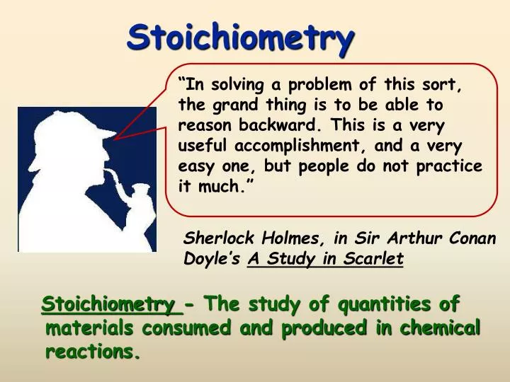 stoichiometry